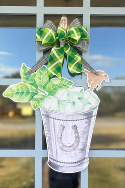 Mint Julep Door Hanger