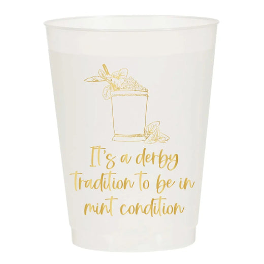 Derby Party Frosted Cups, 6 pack