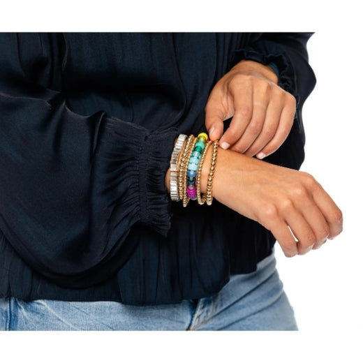 Rock Candy Baguette Bangle