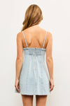 Braided Detail Denim Sundress