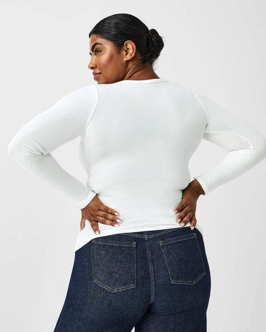 Spanx Better Base Long Sleeve Crew Shirt