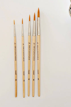 Watercolor Wood Paintbrush (Set 5)