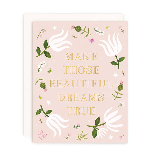 Beautiful Dreams - Gold Foil