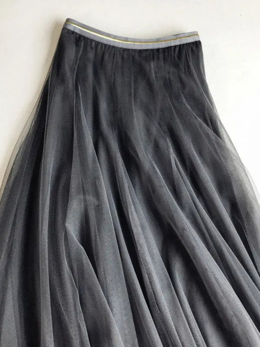 Maxi Mesh Skirt