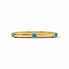 Julie Vos, Catalina Hinge Bangle - Iridescent London Blue