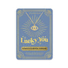 Lucky You Necklace - Horseshoe and Evil Eye