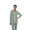 Mahjong Print Pajama Set