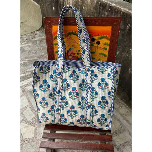 Block Print Tote Bag