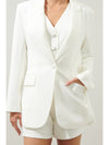 Rica Suave Fitted Notch Lapel Blazer