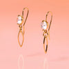 Dainty 18K Gold Plated Hook Earring