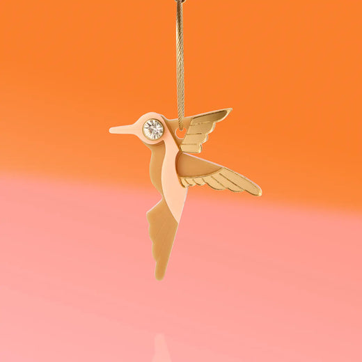 Hummingbird Keychain + Purse Charm
