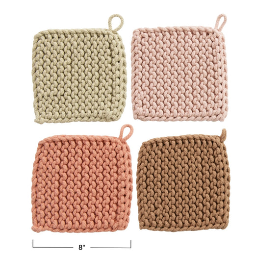 Cotton Crocheted Potholder/Trivet