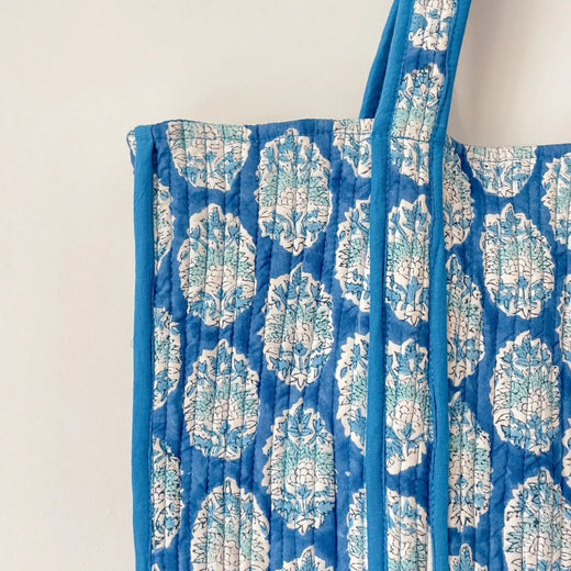 Buta Block Print Tote Bag