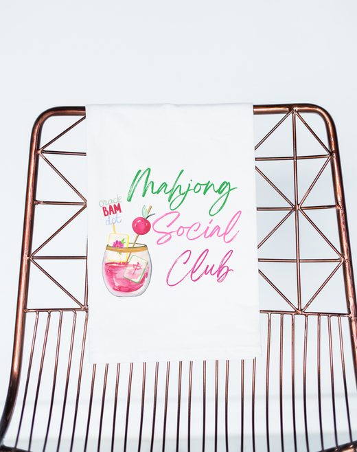 Mahjong Social Club Towel