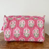 Extra Large Block Print Pouch