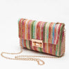 Bohemian Woven Gold Chain Shoulder Bag