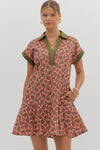 Hibiscus Ruffle Dress