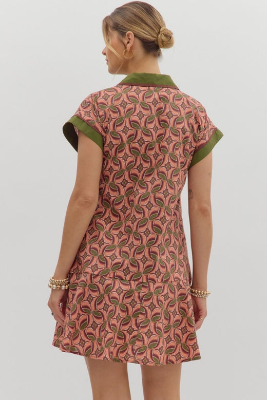 Hibiscus Ruffle Dress