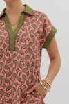 Hibiscus Ruffle Dress