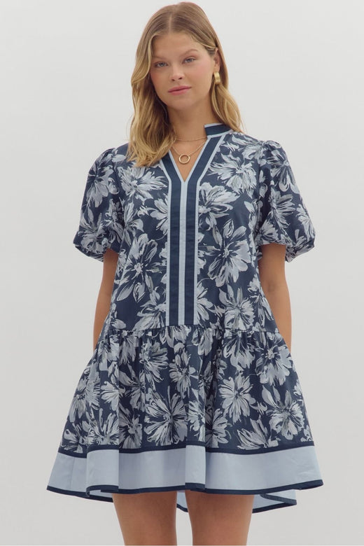 Double Blue Dress