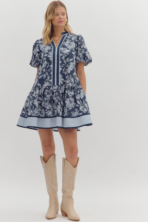 Double Blue Dress