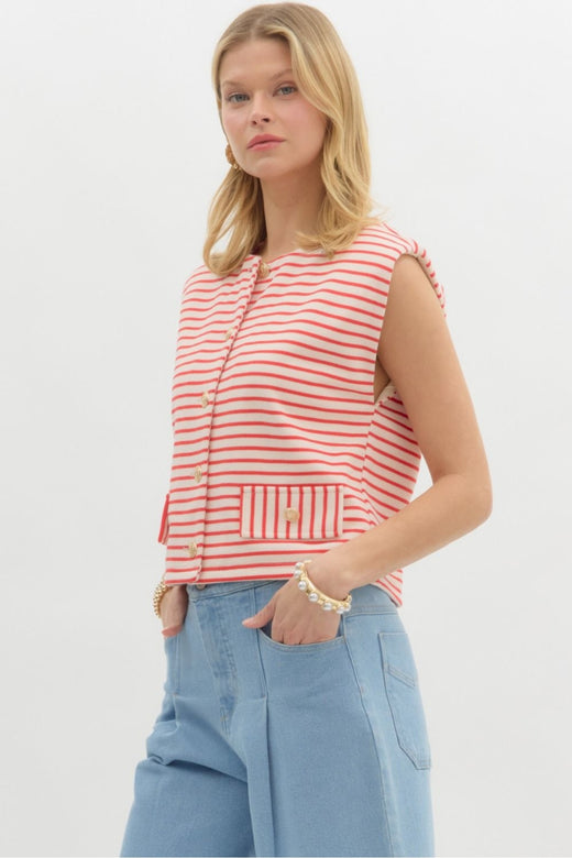 Betsy Striped Top
