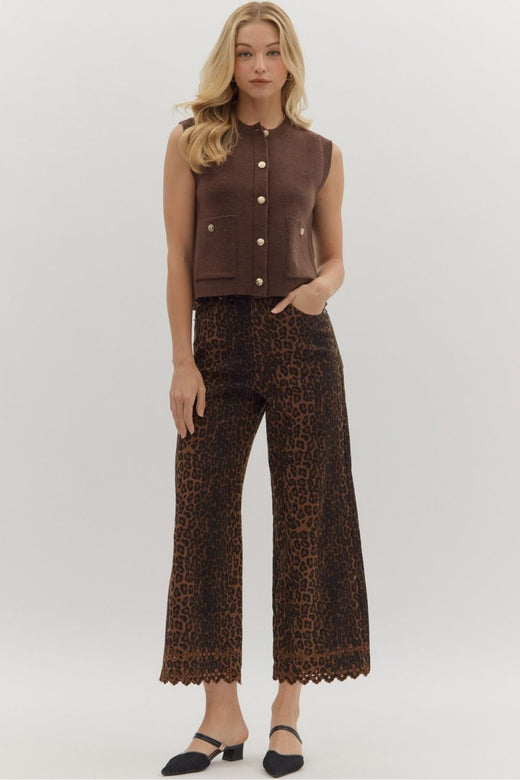 Gold Button Vest