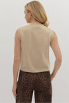 Gold Button Vest