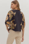 Textured Botanical Shirt