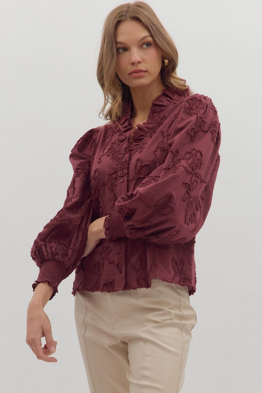 Floral Embroidered Shirt
