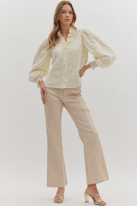 Floral Embroidered Shirt