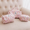 Dahlia Quilted Cosmetic Bags