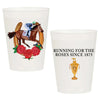 Derby Party Frosted Cups, 6 pack