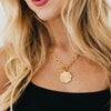 Waterproof Gold Charm Necklace