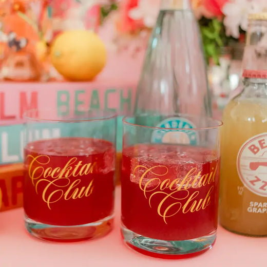 Gold Club Cocktail Glass