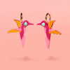 Hummingbird Hoop Earrings