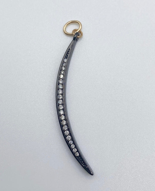 Gunmetal Long Crescent