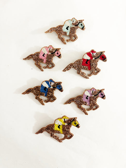 Horse Racing Lapel Pin