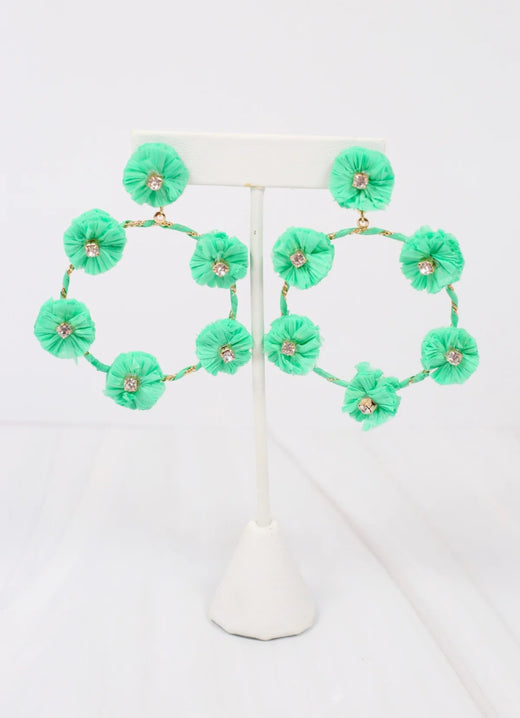 Natasha Raffia Drop Earring