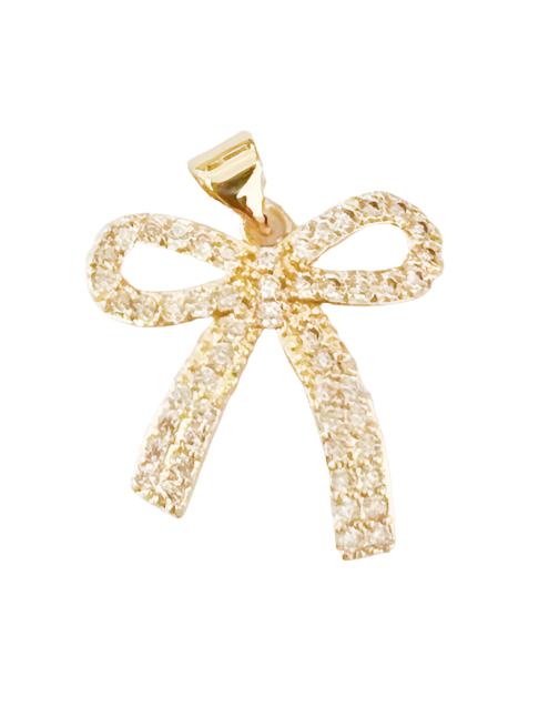 Pave Bow Charm