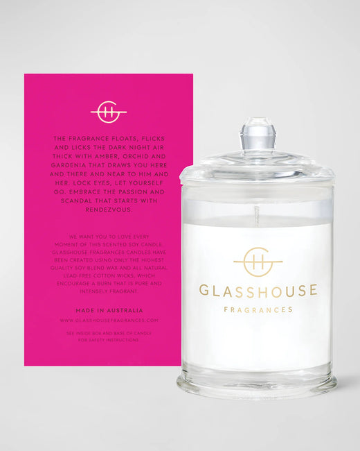 2.1oz, Rendezvous, Glasshouse Candle