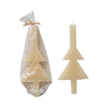Unscented Tree Shaped Taper Candle