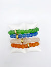 Glass Washer Bead Bracelet