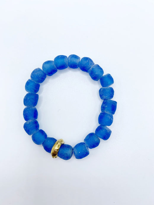 Glass Washer Bead Bracelet