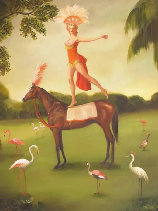 Tallulah Shaw Rehearses Art Print - 8.5" X 11"