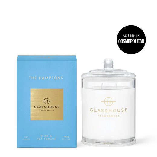 13.4 oz, The Hamptons Glasshouse Candle