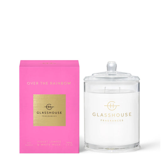 13.4 oz, Over the Rainbow Glasshouse Candle