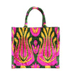 Silk Velvet Ikat Large Tote Bag