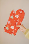 Christmas + Holiday Oven Mitt