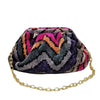 Silk Velvet Ikat Soft Clutch